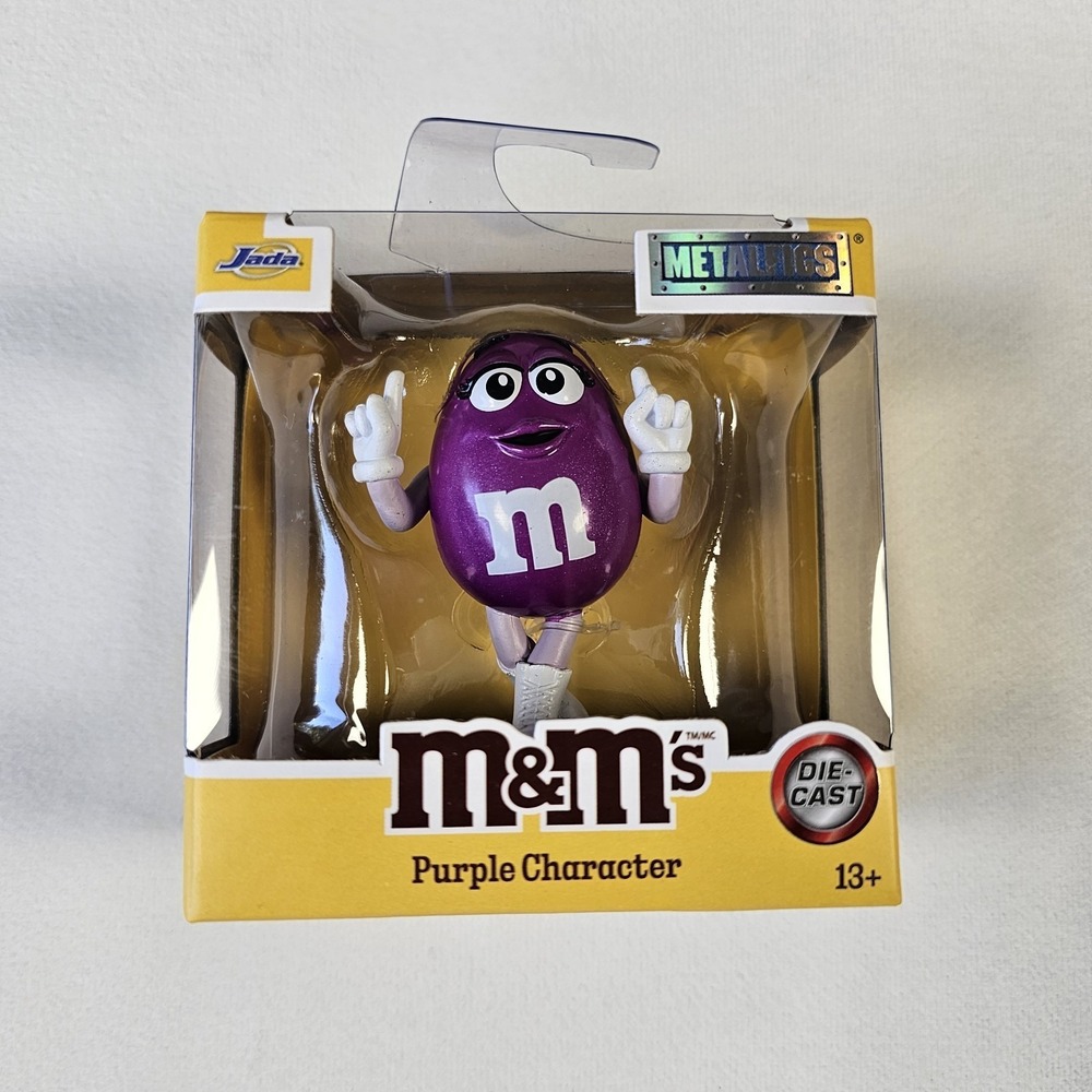 M&M's Purple Character Die-Cast Figurine 2025 Original Candy & Nuts Theme